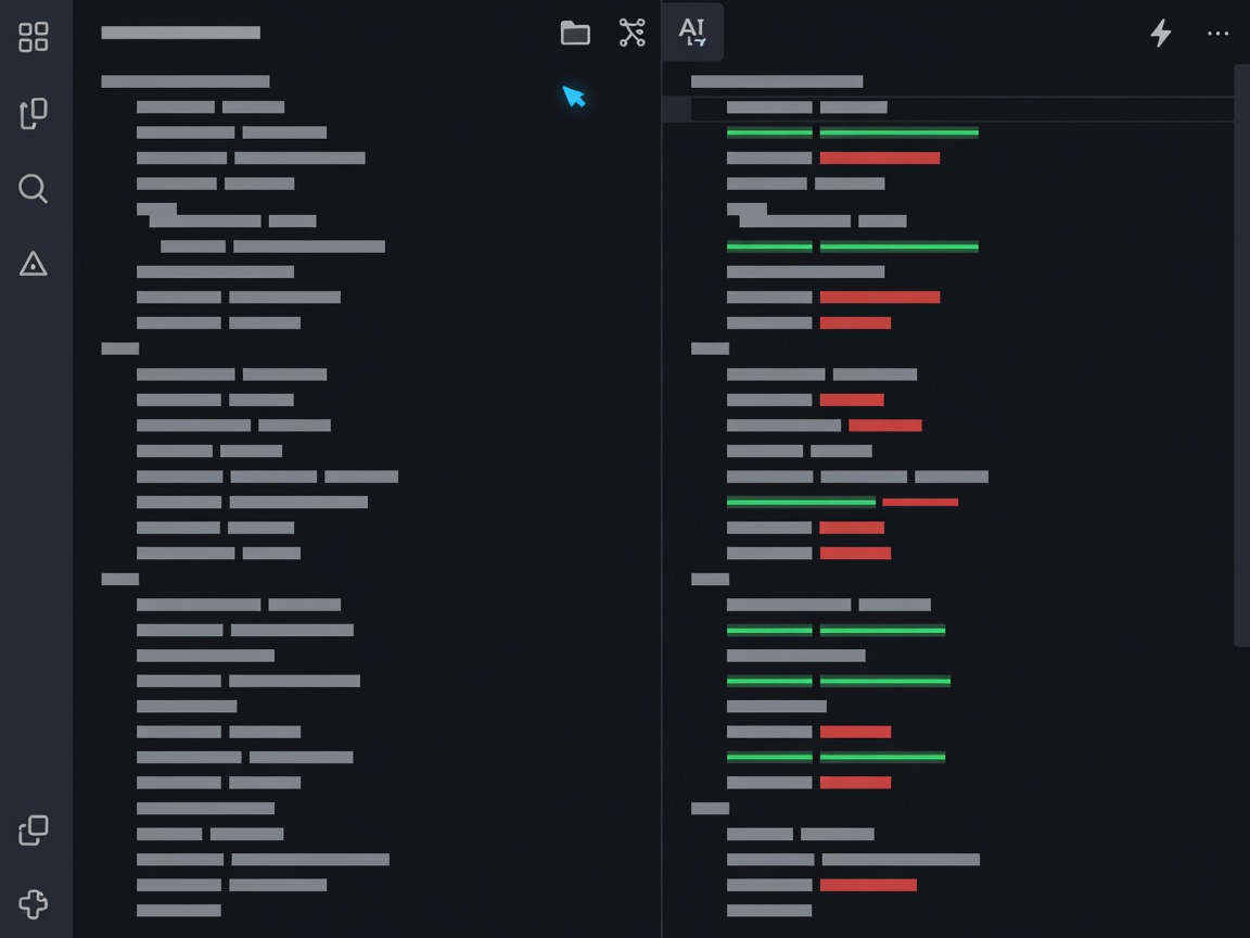 Code Syntax Highlighting Editor Screen for Prompt Engineering